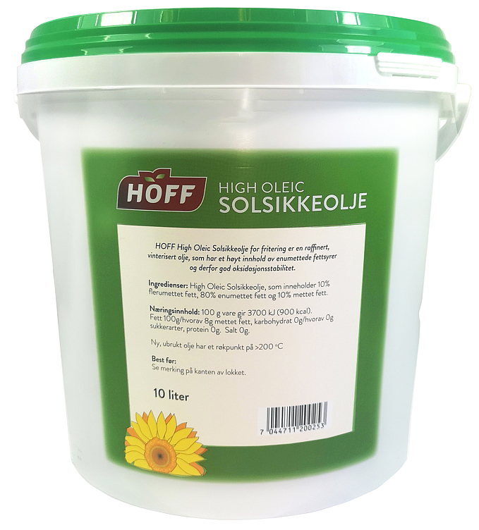 High oleic sunflower fry oil   10l