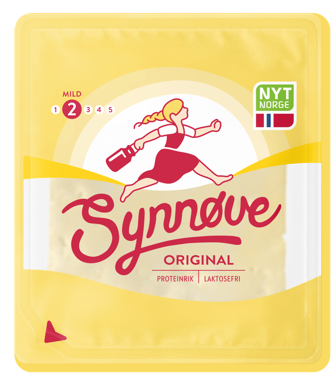 Synnøve yellow cheese sliced   285g