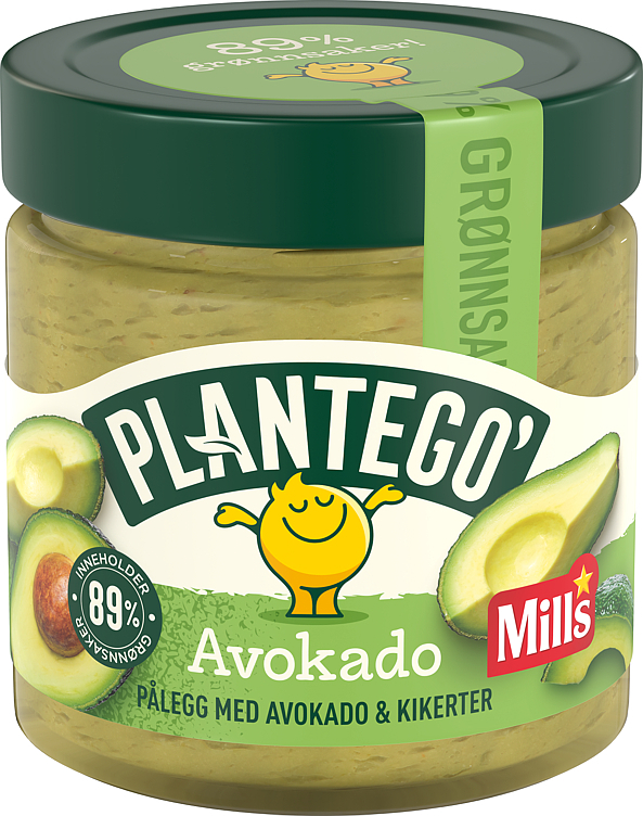 Grønnsakspålegg avokado og kikerter  165g
