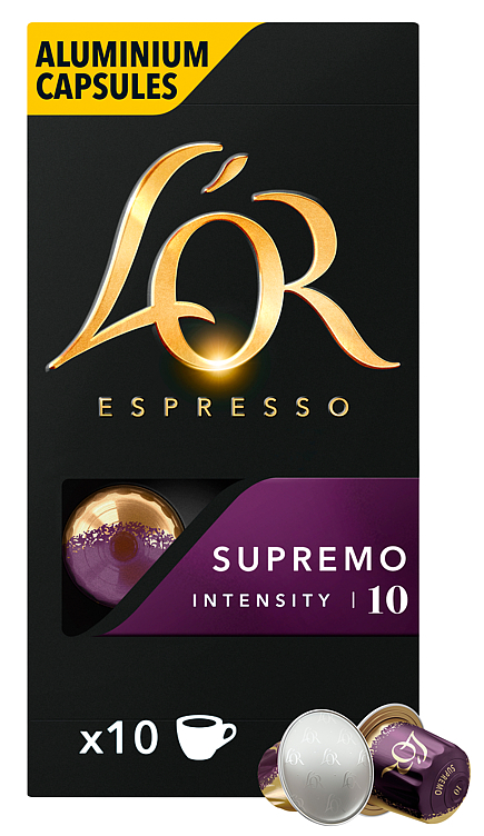 Supremo utz kaffekapsler  10stk