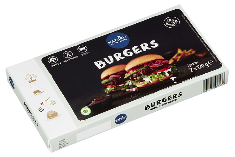 Naturli' burgers   2x120g