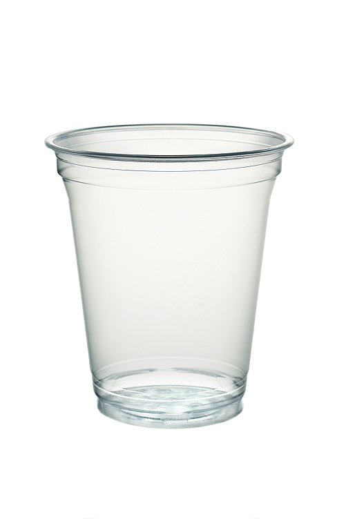 Plastic cup clear 300ml rpet polarity  50pce