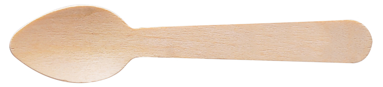 Ice spoon wood 110mm 100pcs