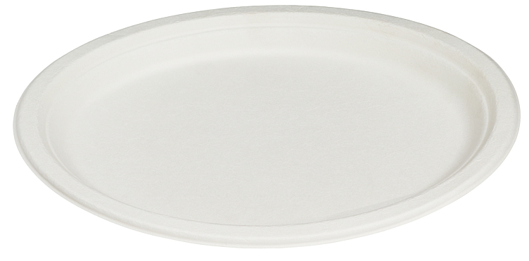 Fiber plate 26cm oval 26x20cm pfas free   50pcs