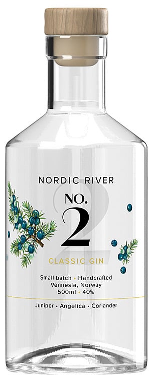 Nordic river classic gin   40%   50cl