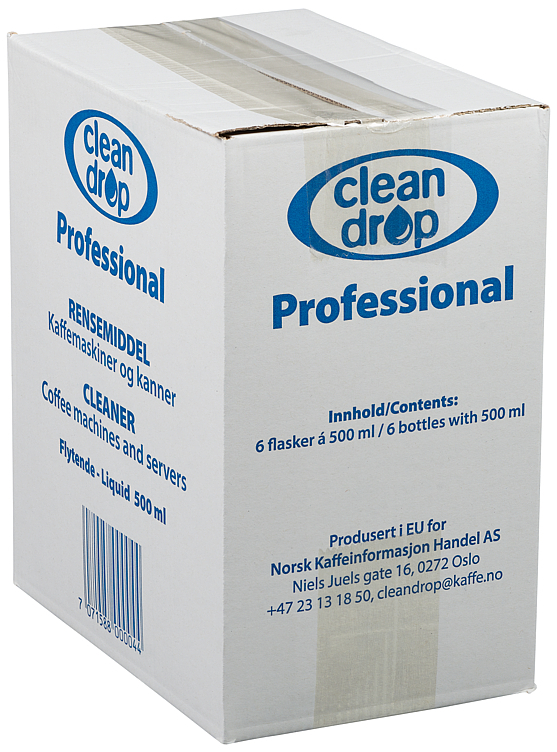 Rensemiddel kaffemaskin proff   6x500ml