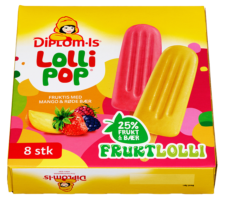 Lollipop fruktlolli 8pcs