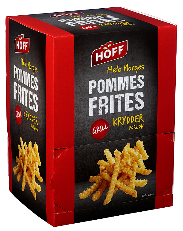 Pommes frites krydder grill porsjon  500x2g