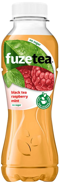 Fuze tea raspberry mint no sugar flaske  12x400ml