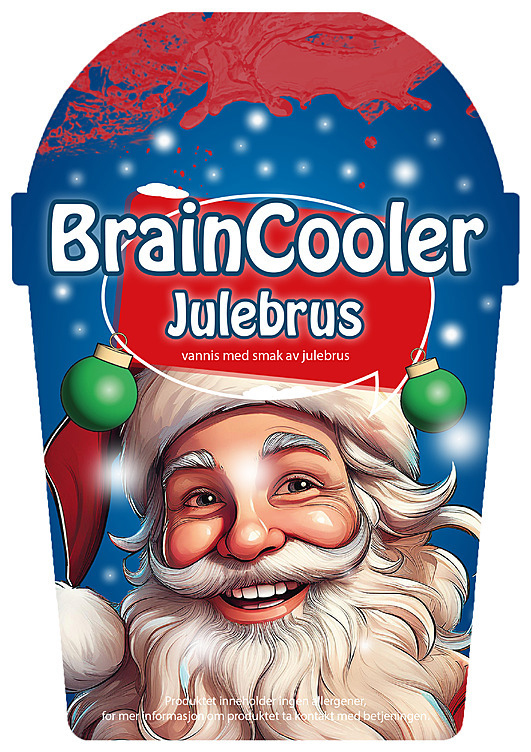 Braincooler slush julebrus   1l