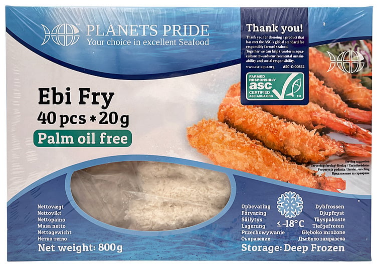 Ebi fry torpedo frozen bigpack  800g