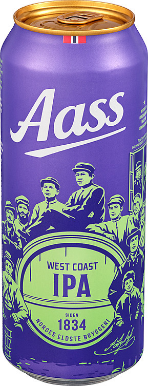 Aass west coast ipa bx 4,7%  24x50cl