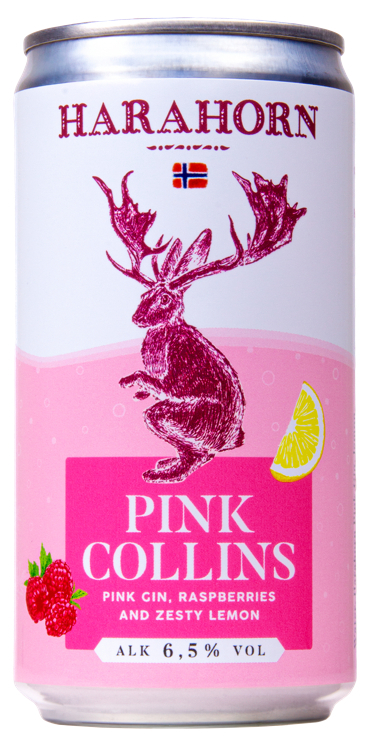 Harahorn pink collins rtd  6,5%  24x25cl