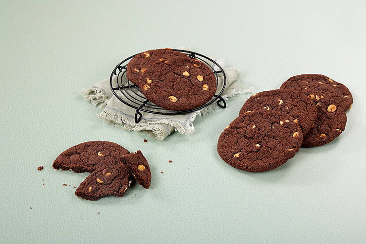 Sjokoladecookie hvit sjokolade  80x60g
