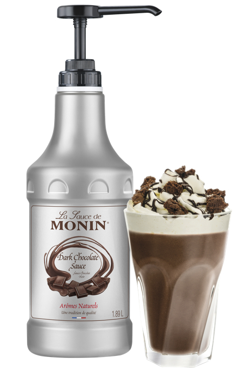 Monin mørk sjokoladesaus   1,89l