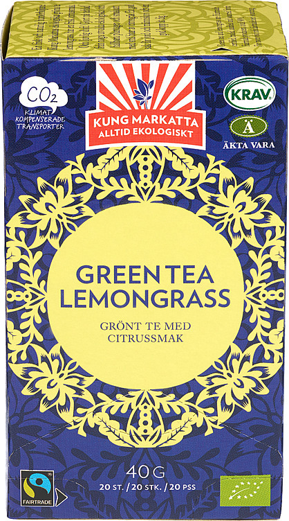 Km tea green tea lemongrass  20 poser  35g