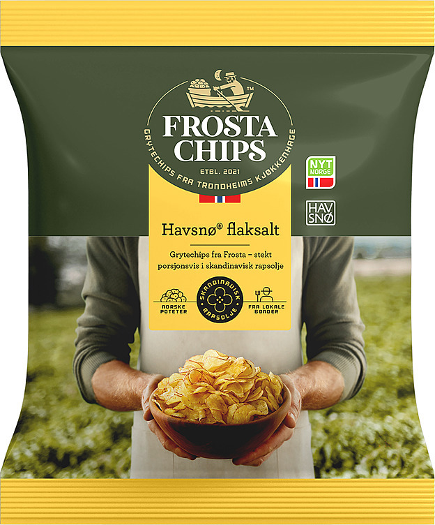 Thon frosta chips havsnø flaksalt  40g