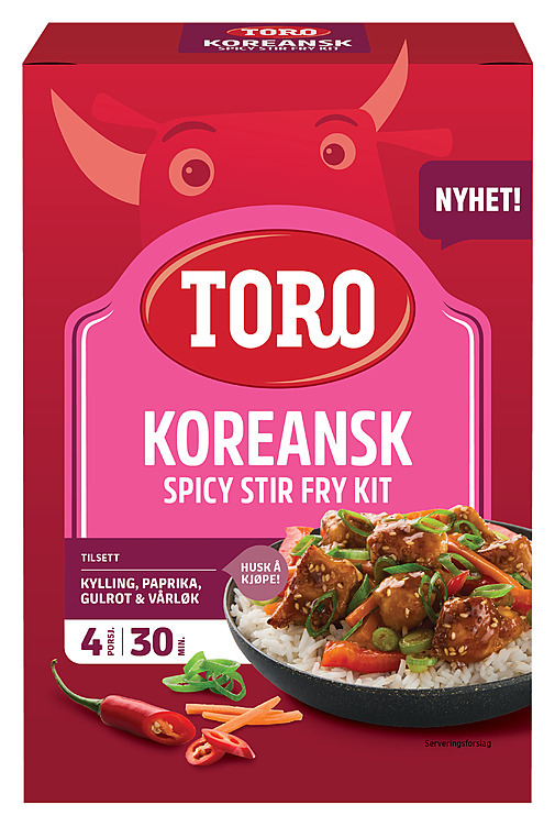 Koreansk stir fry kit  330g