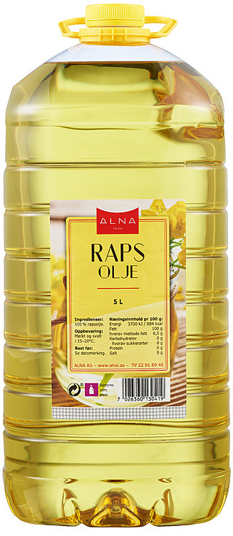 Rapsolje  5l