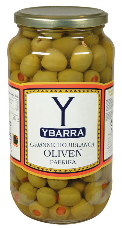 Ybarra green olives w/pimento 935g