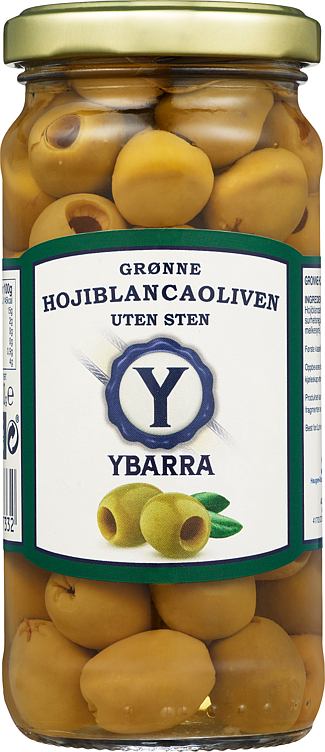 Ybarra green olives pitted 230g