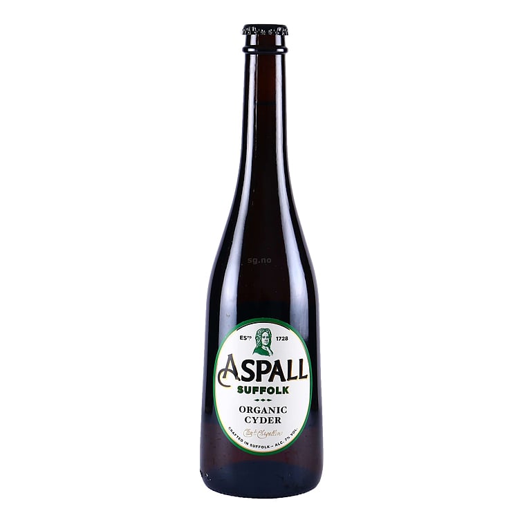 Aspall organic suffolk cyder  7%  12x50cl