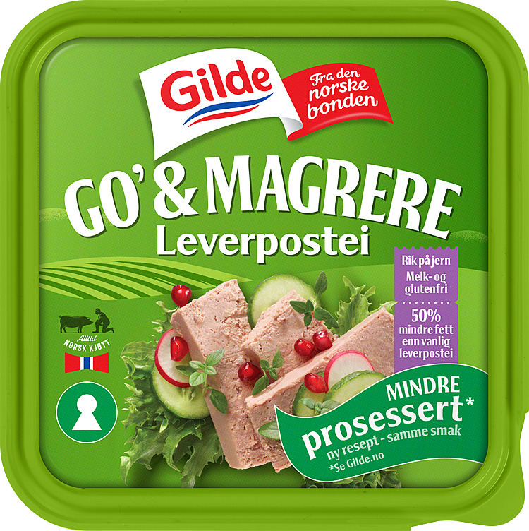 Go mager fersk leverpost150g