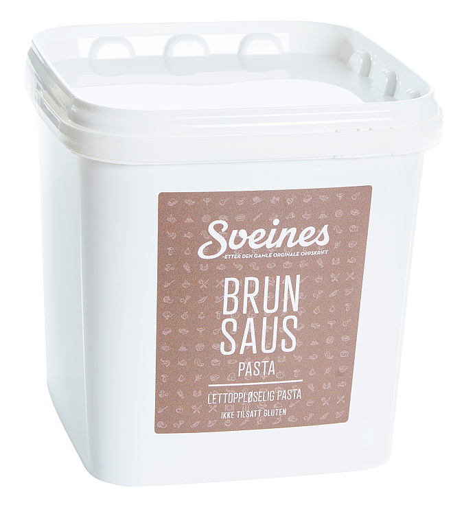 Brun saus pasta, gl.fri 35l       5kg