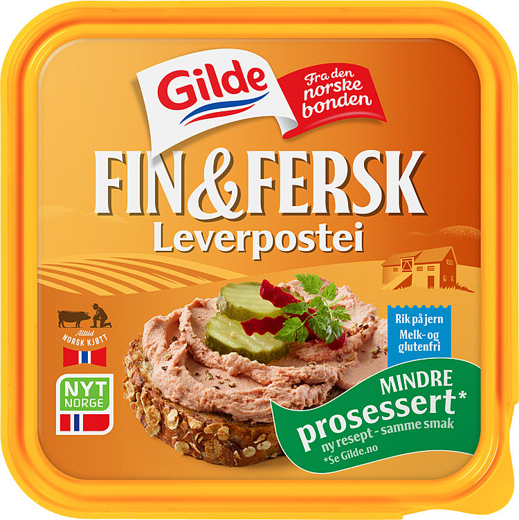 Fin & fersk leverpostei       150g
