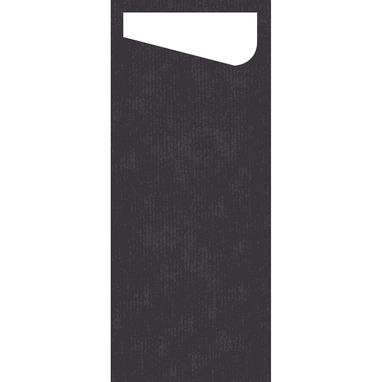 Sacchetto sort m/d-soft40cm hvit   60stk