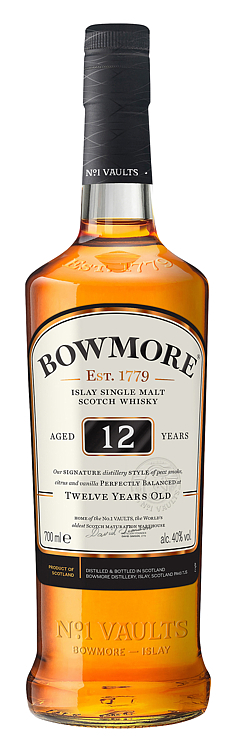 Bowmore single malt 12 years old   40%   70cl
