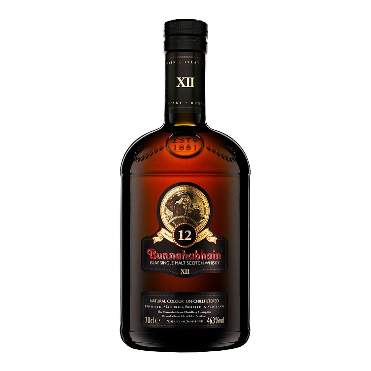 Bunnahabhain single islay malt 12 y.o.   46,3%   70cl