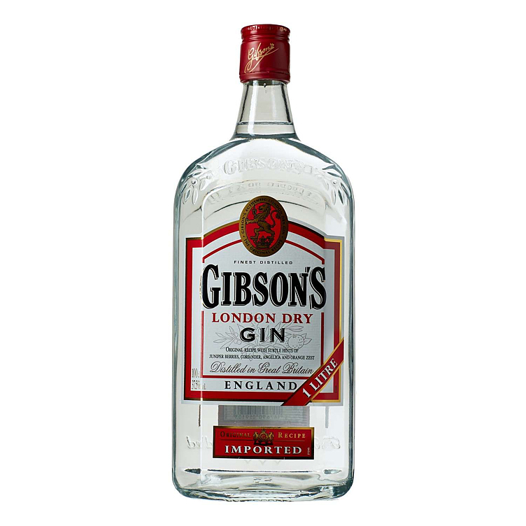 Gibson s london dry gin  37,5%  100cl