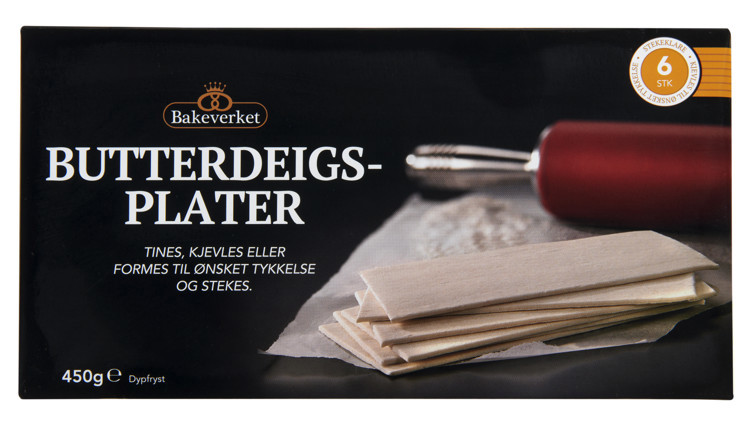 Butterdeigsplater   6stk