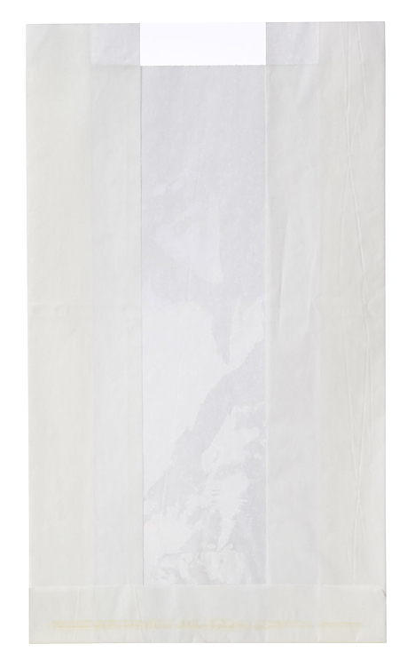 Bakepose m/vindu hvit fsc 3kg 210x80x340mm  1000stk