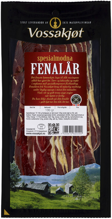 Cookhouse smoked cured leg of mutton   100g