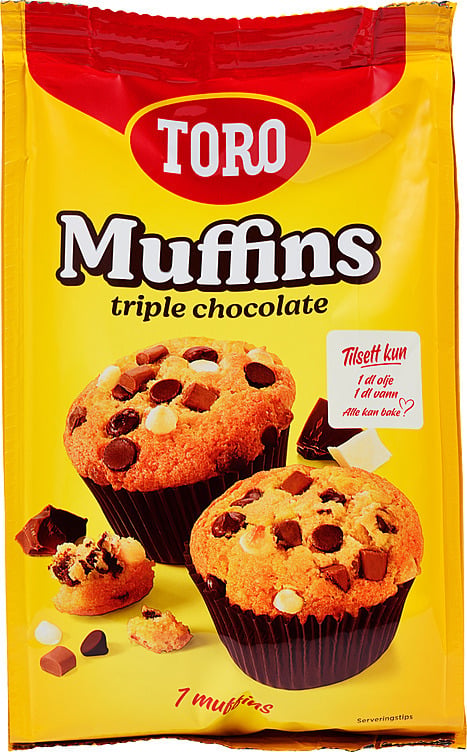 Toro muffins triple chocolate chip   293g