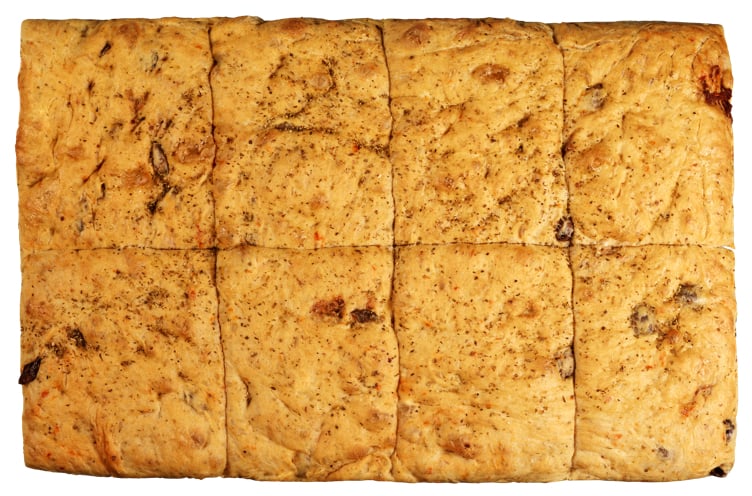 Focaccia handmade tomato & olive  275g