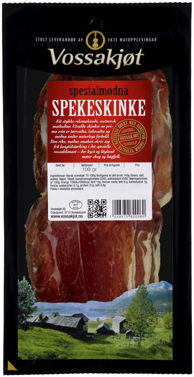 Cured ham sliced   100g