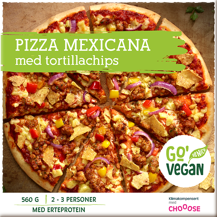 Go'vegan pizza mexicana   560g