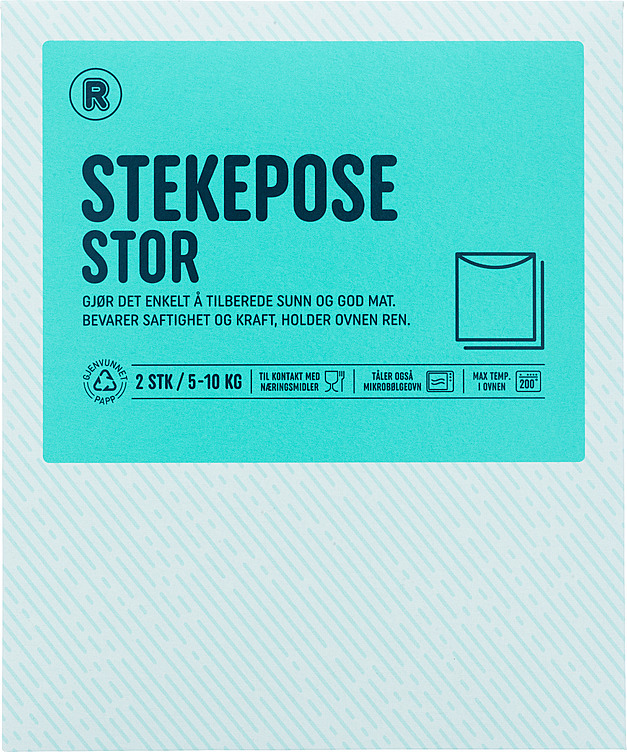 Stekepose stor    2pk