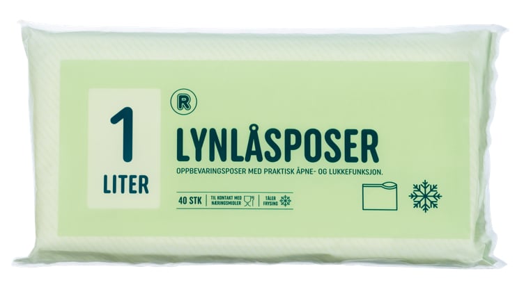 Lynlåspose 1l    40stk