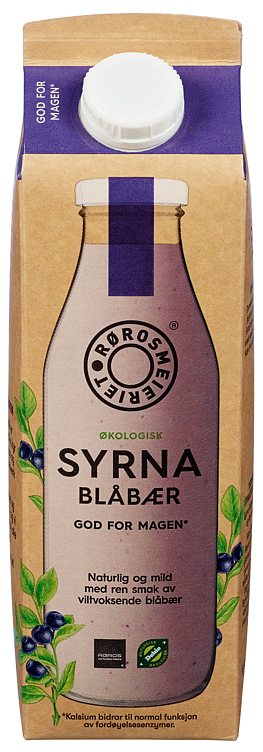 Syrna blå fettfri økol.    1l