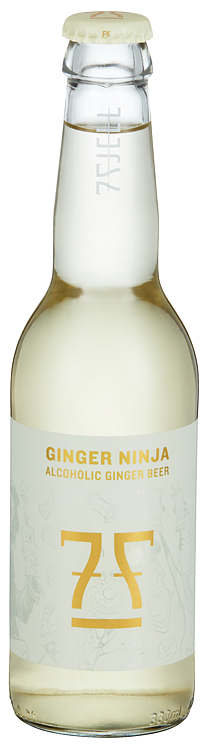 Ginger ninja alcoholic ginger beer   4%   12x33cl