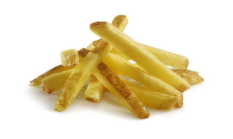 Pommes frites glatt m/skall 2,5kg