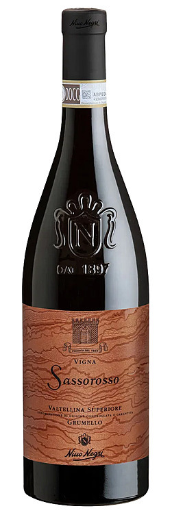 Nino negri sassorosso valtellina docg grumello   14%   75cl