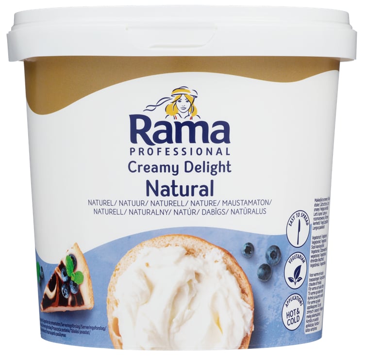 Creamy delight naturell smørbar krem  1,5kg