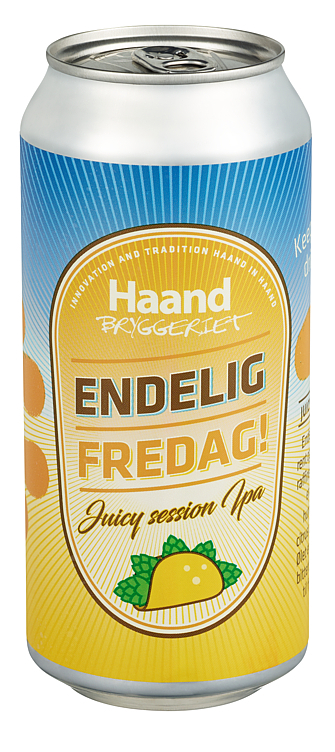 Endelig fredag juicy session ipa   4,5%   24x44cl