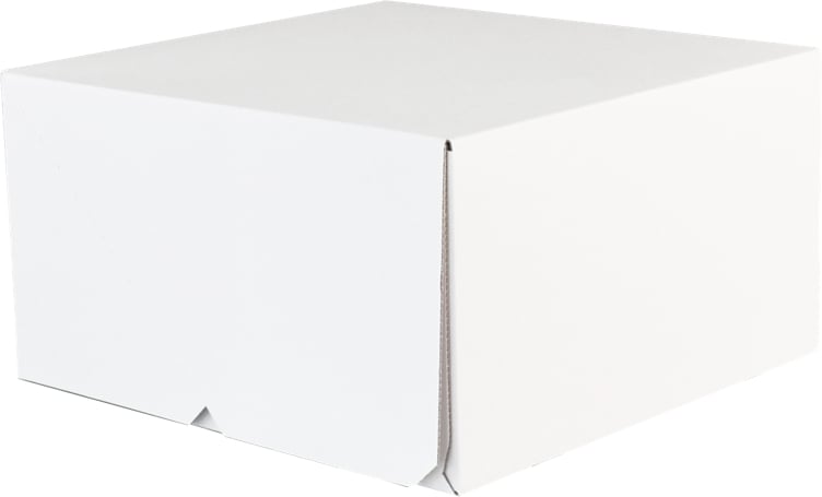 Kakeeske hvit 330x330x180mm   20stk