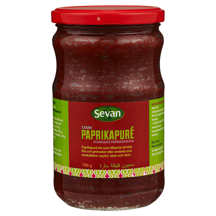 Paprika puree spicy   650g